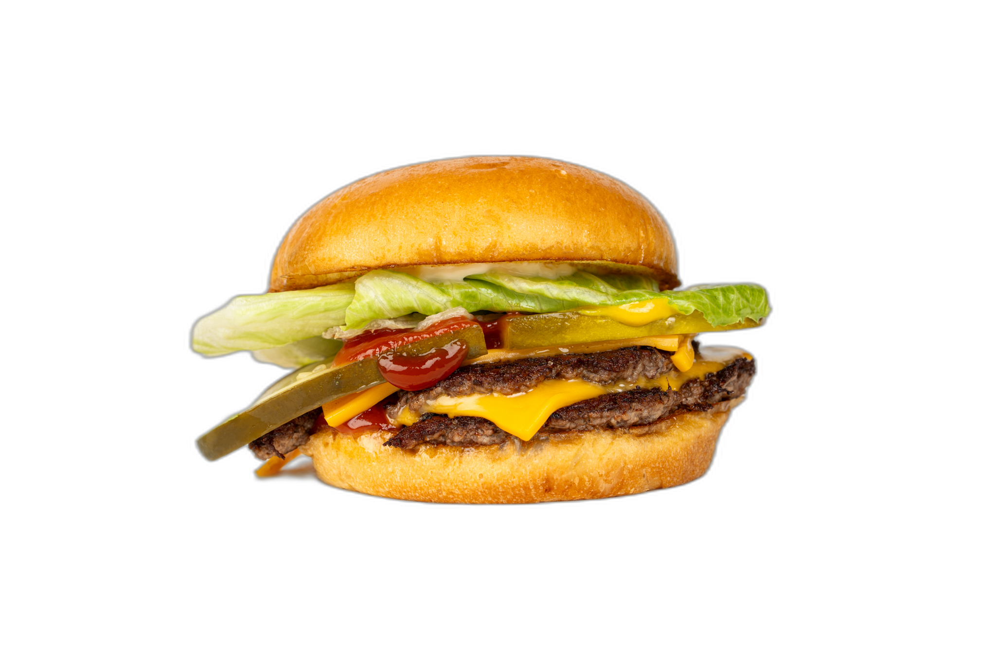 Cabano's double cheeseburger